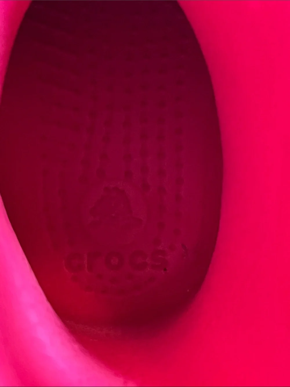 CROCS Kids Bright Pink Handle Rain Boots